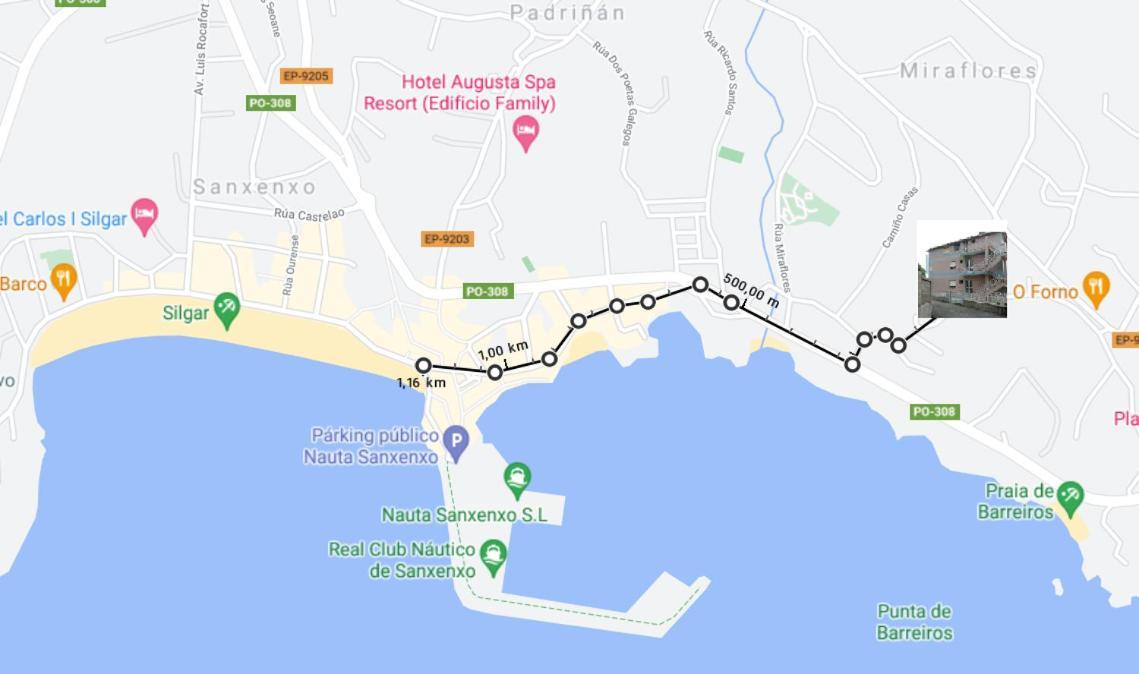 Piso Silgar 10 Pax Apartment Sanxenxo Exterior photo